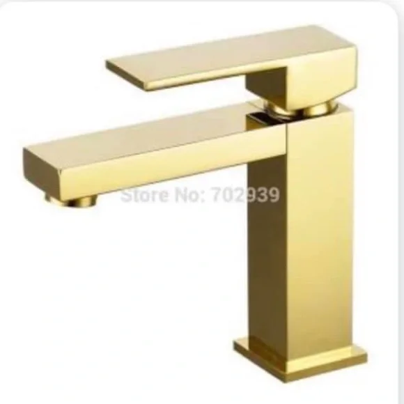 Satin Brass Single Hole Faucet - Picture 1 of 12